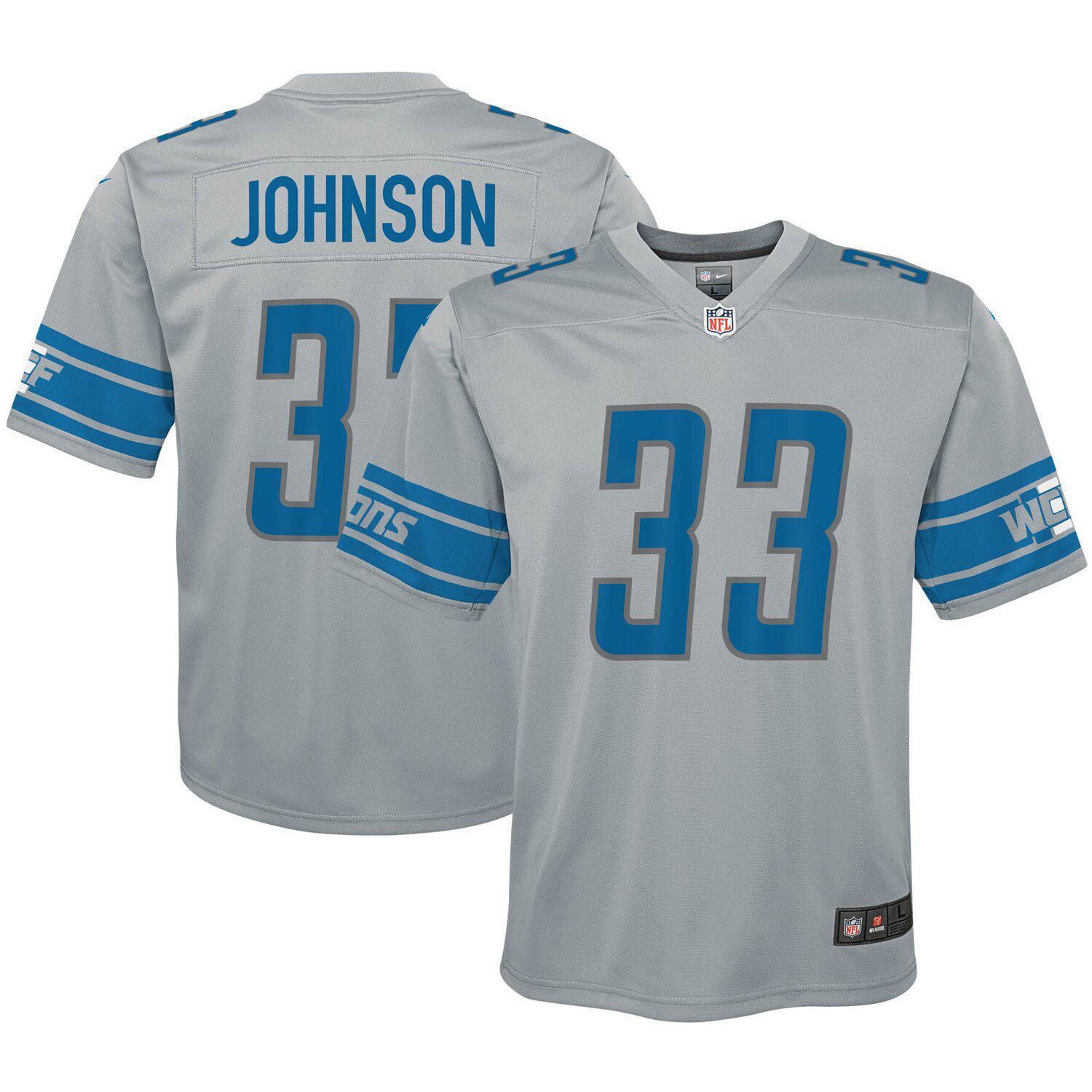 kerryon johnson lions jersey