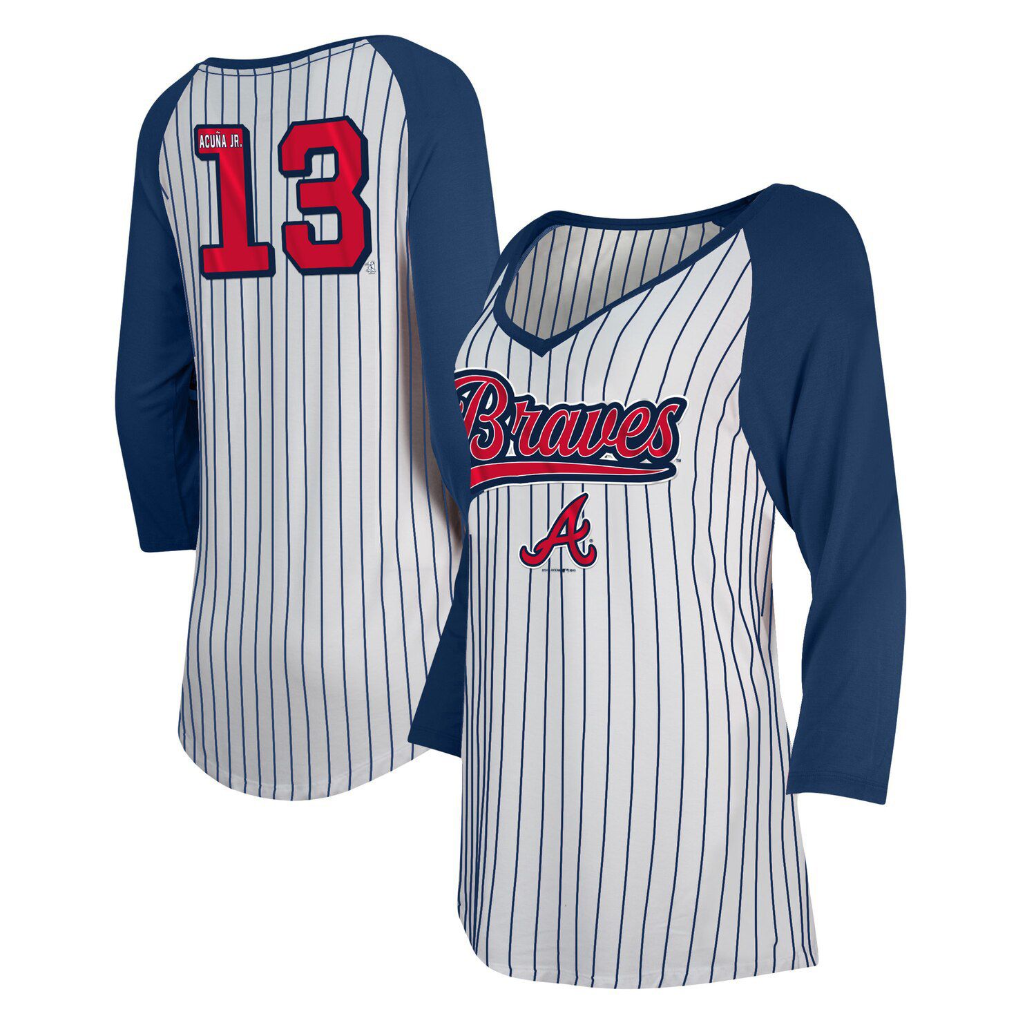 braves pinstripe jersey