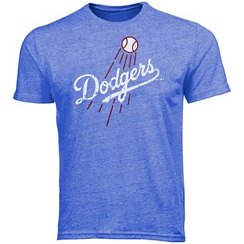 Majestic Mens Los Angeles Dodgers Stacked Logo Tee