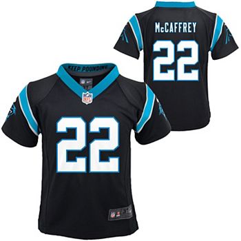 2018 CAROLINA PANTHERS McCAFFREY #22 NIKE GAME JERSEY (HOME) S - W/TAG -  Classic American Sports