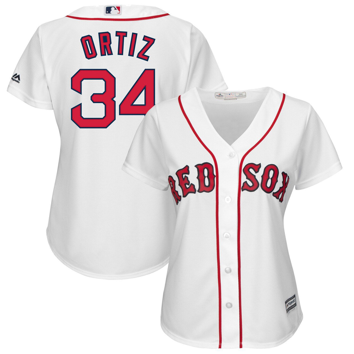 david ortiz white jersey