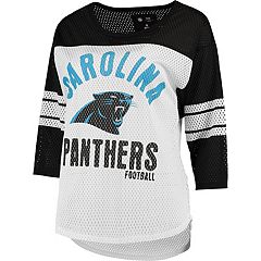 New Era / Women's Carolina Panthers Established V-Neck White T-Shirt