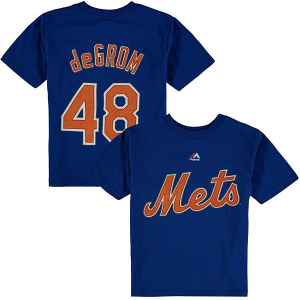 Jacob deGrom New York Mets Majestic Youth Player Name & Number T