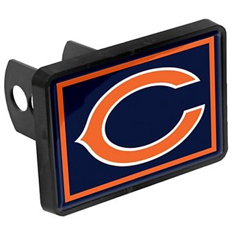 Chicago Bears Logo 1.25" x 2" Universal Plastic Hitch Cover