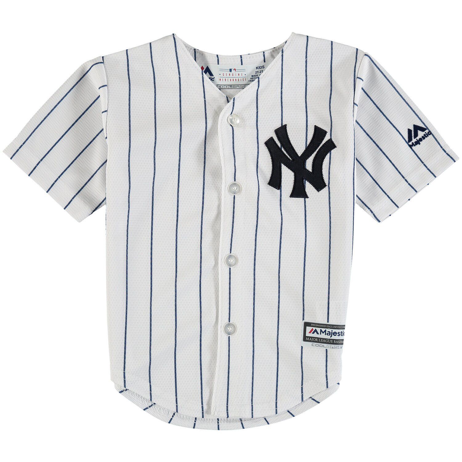 Toddler Majestic White New York Yankees 
