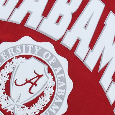 Women's Pressbox Crimson Alabama Crimson Tide Edith Long Sleeve Oversized Top