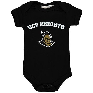 Infant Black UCF Knights Arch & Logo Bodysuit