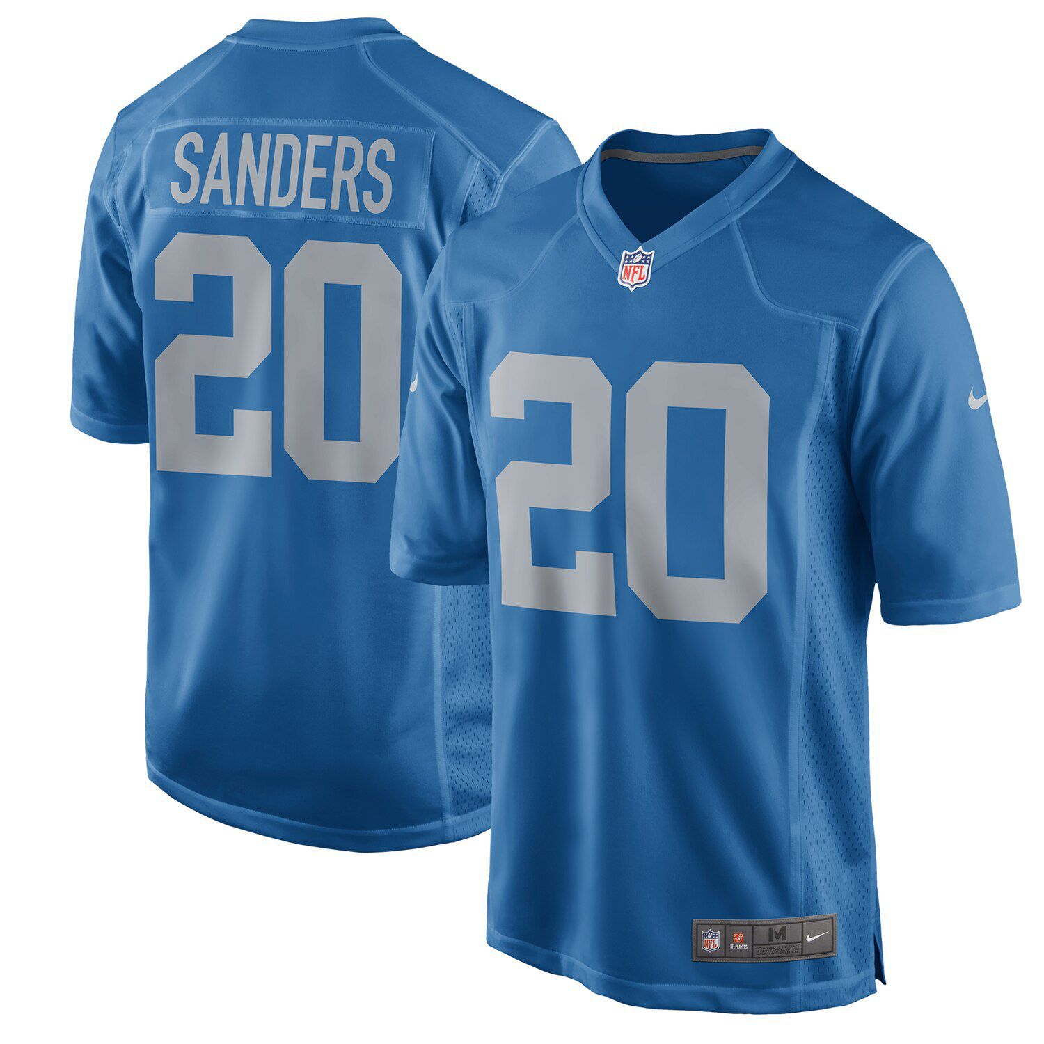 detroit lions barry sanders throwback jersey