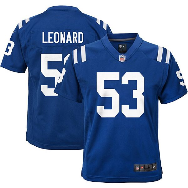 Nike Indianapolis Colts Darius Leonard Men's Game Jersey - Blue