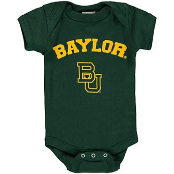 Infant Green Baylor Bears Arch Logo Bodysuit