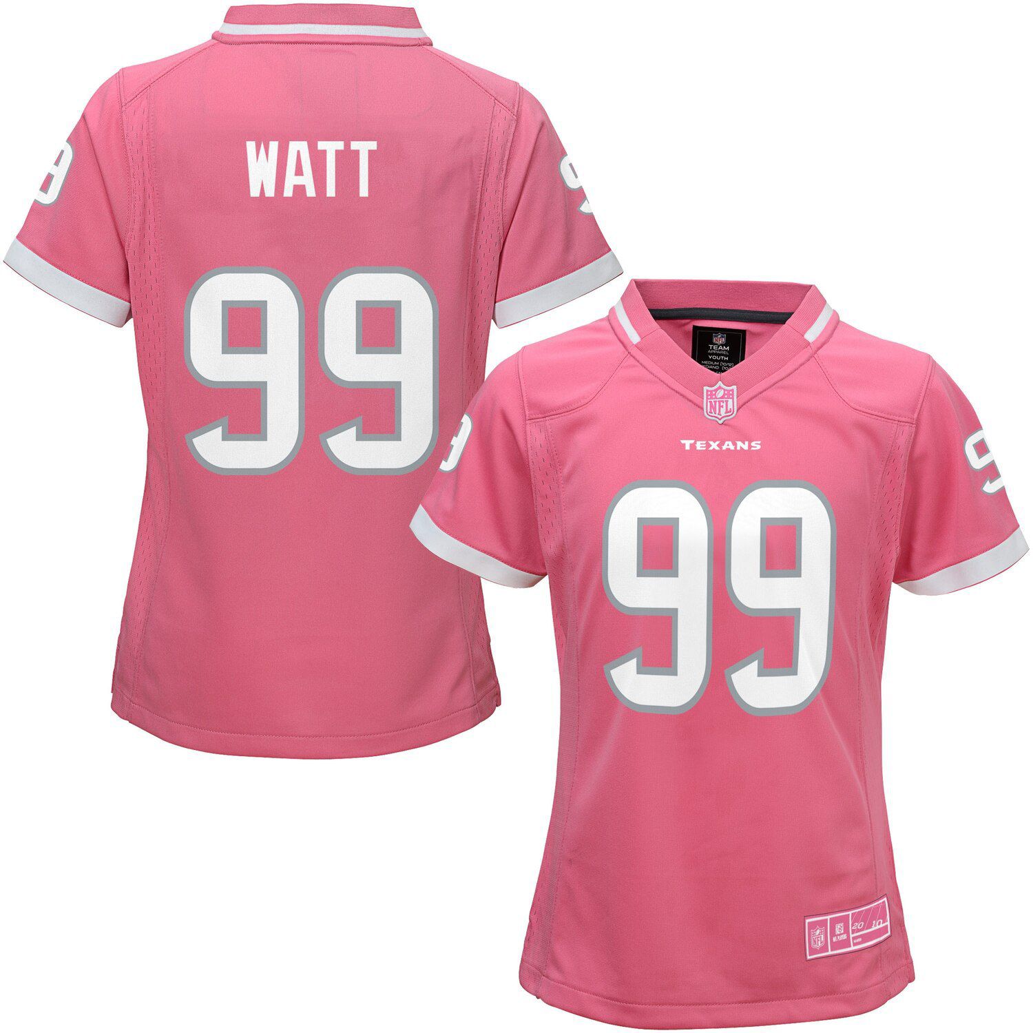 womens jj watt jersey pink