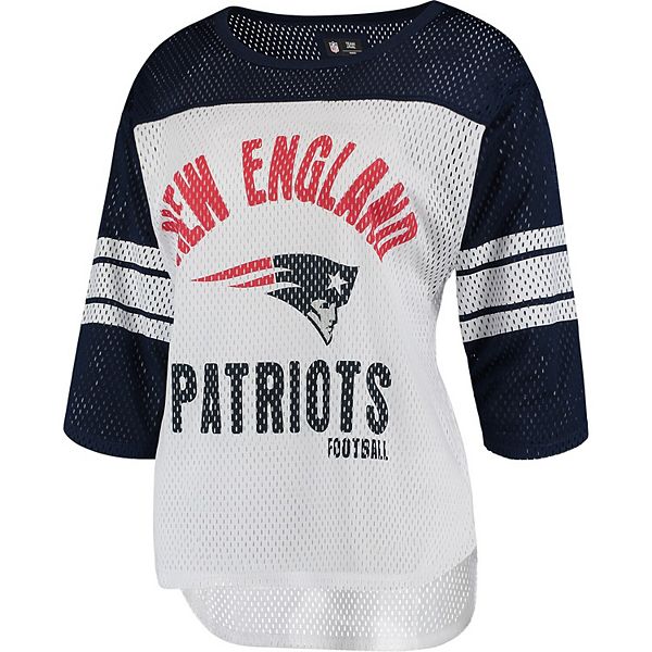 Women's G-III 4Her by Carl Banks White/Navy New England Patriots First ...