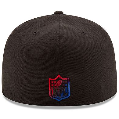 Men's New Era Black New York Giants Color Dim 59FIFTY Fitted Hat