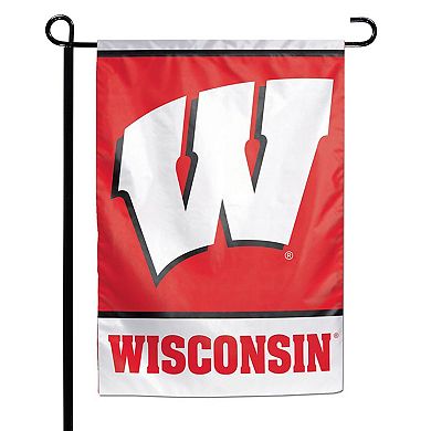 WinCraft Wisconsin Badgers 12" x 18" Double-Sided Garden Flag