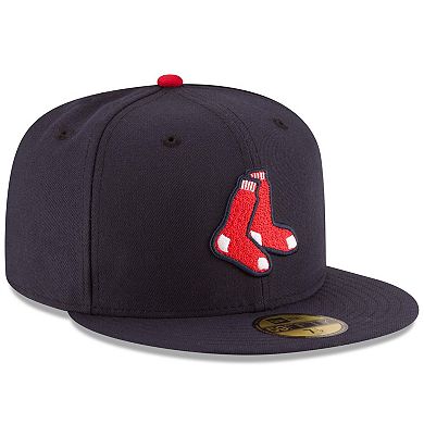 Men's New Era Navy Boston Red Sox Alternate Authentic Collection On-Field 59FIFTY Fitted Hat