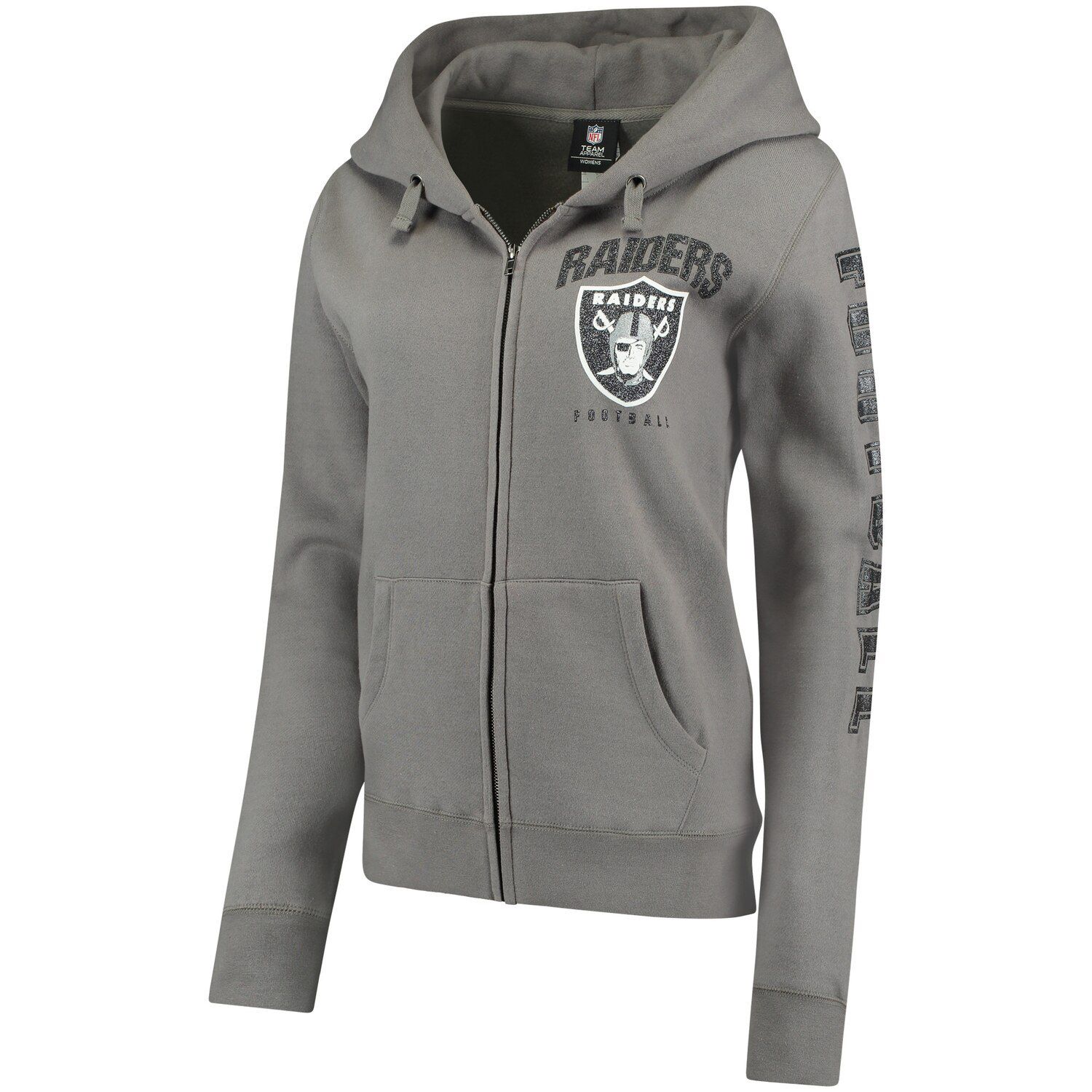 oakland raiders zip hoodie