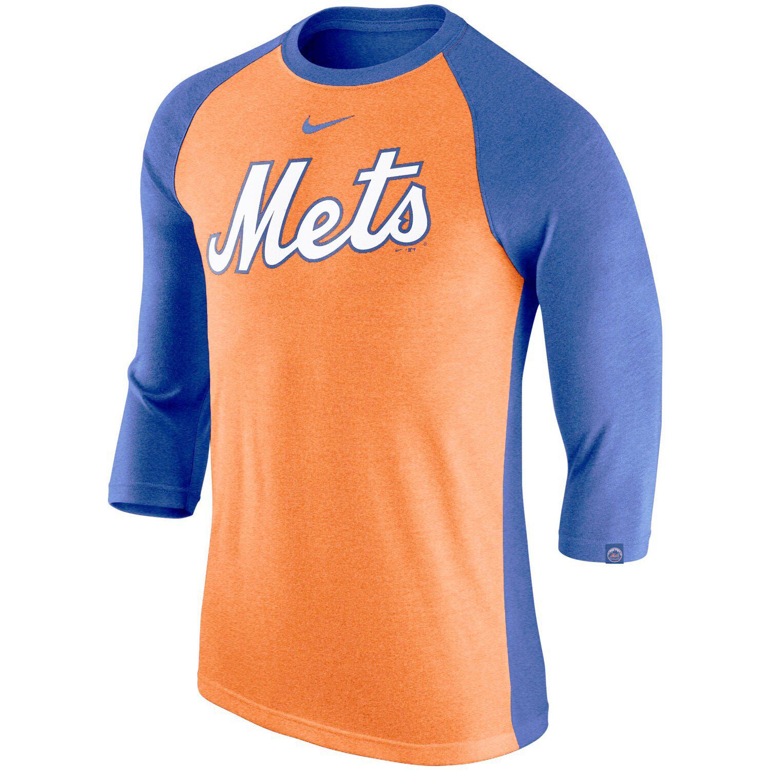 orange and blue nike shirt