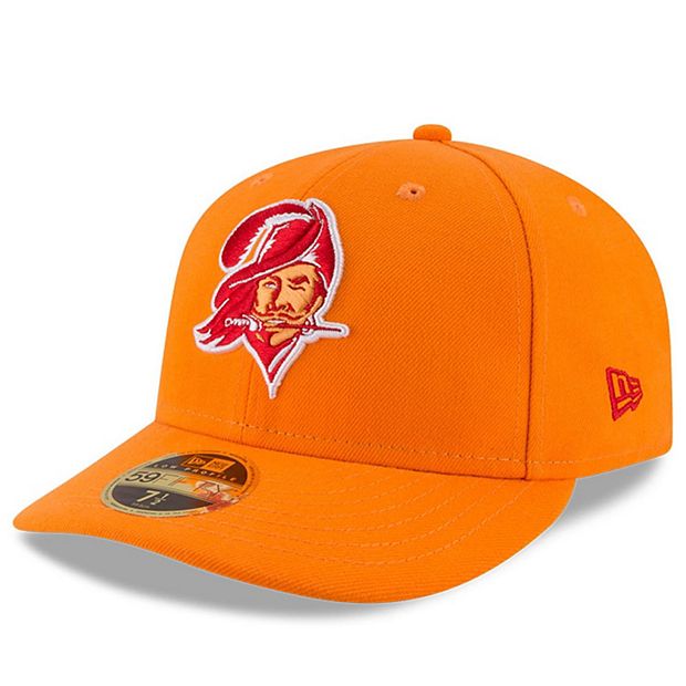 Tampa Bay Buccaneers LEATHER THROWBACK Fitted Hat