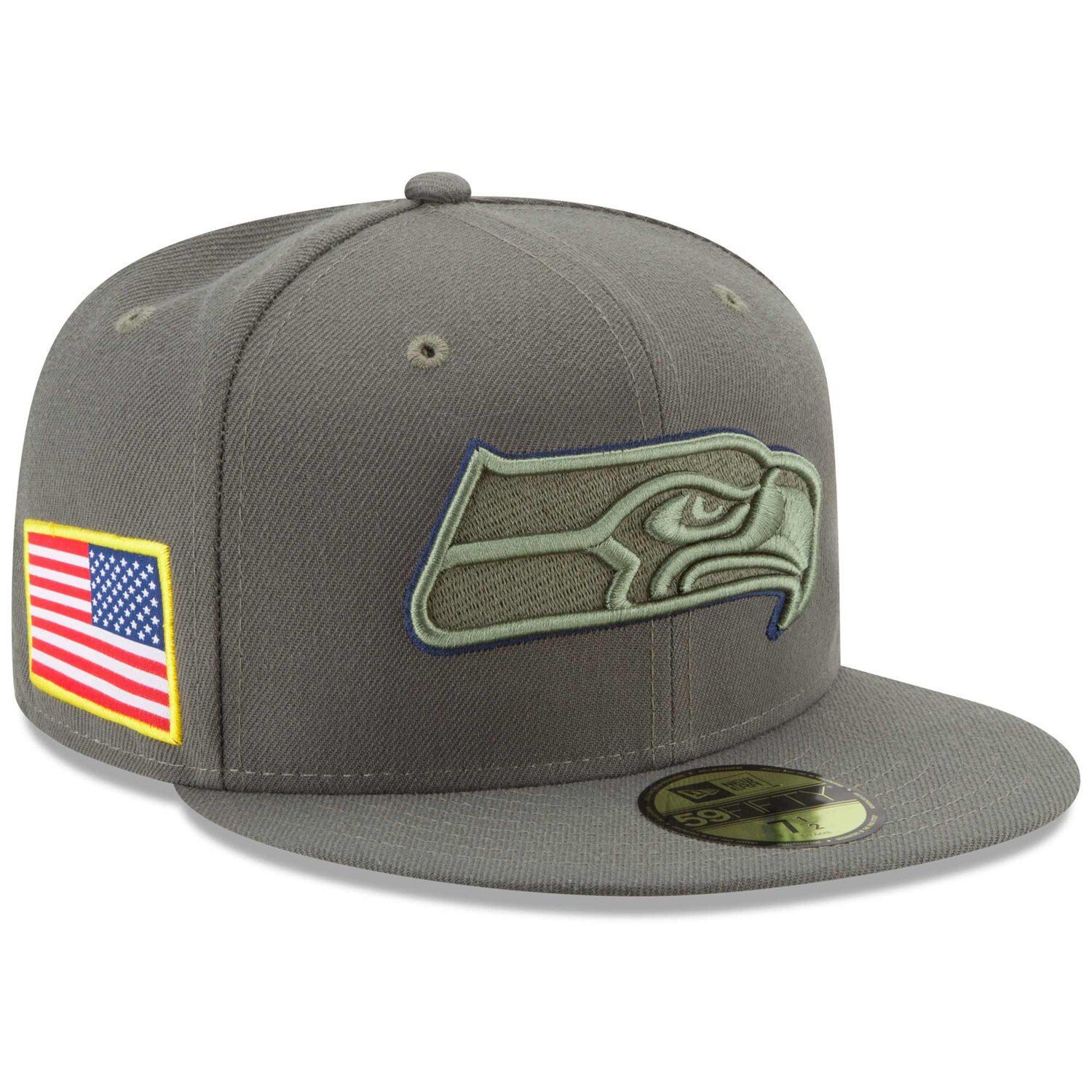 salute to service seahawks hat