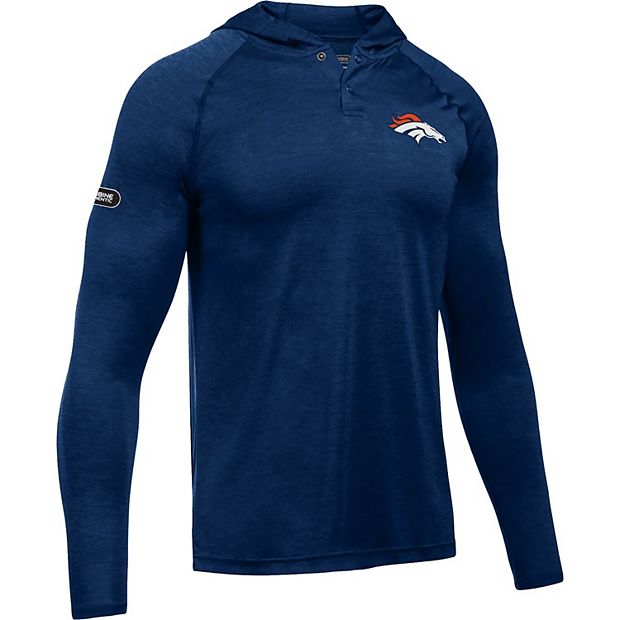 NFL Team Apparel Youth Denver Broncos Rash Guard Navy T-Shirt