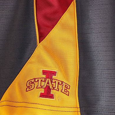 Men's Colosseum Charcoal Iowa State Cyclones Turnover Team Shorts