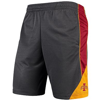 Men's Colosseum Charcoal Iowa State Cyclones Turnover Team Shorts