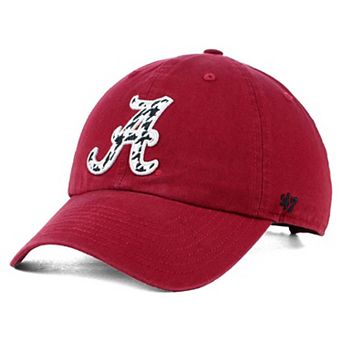 Alabama Crimson Tide '47 Houndstooth Clean Up Adjustable Hat - Crimson