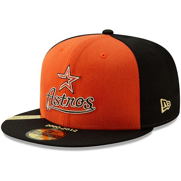 Men's New Era Orange/Black Houston Astros Timeline Collection 59FIFTY Fitted  Hat