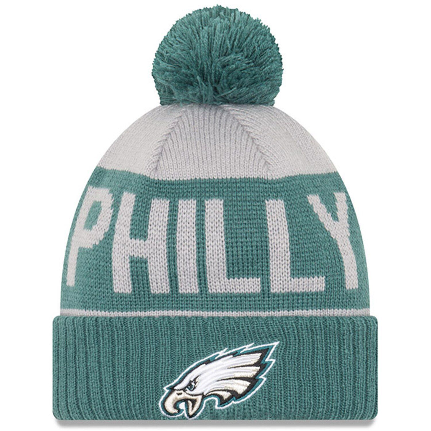 eagles sideline knit hat 2017