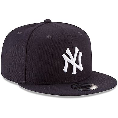 Men's New Era Navy New York Yankees Team Color 9FIFTY Snapback Hat