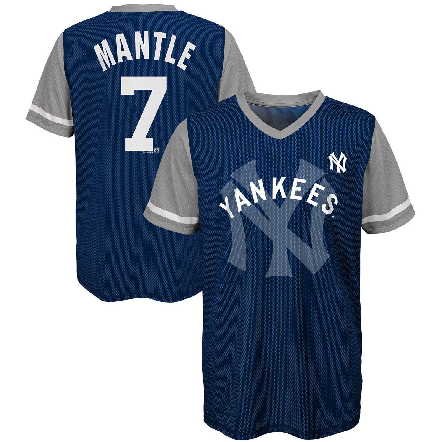 mickey mantle youth jersey