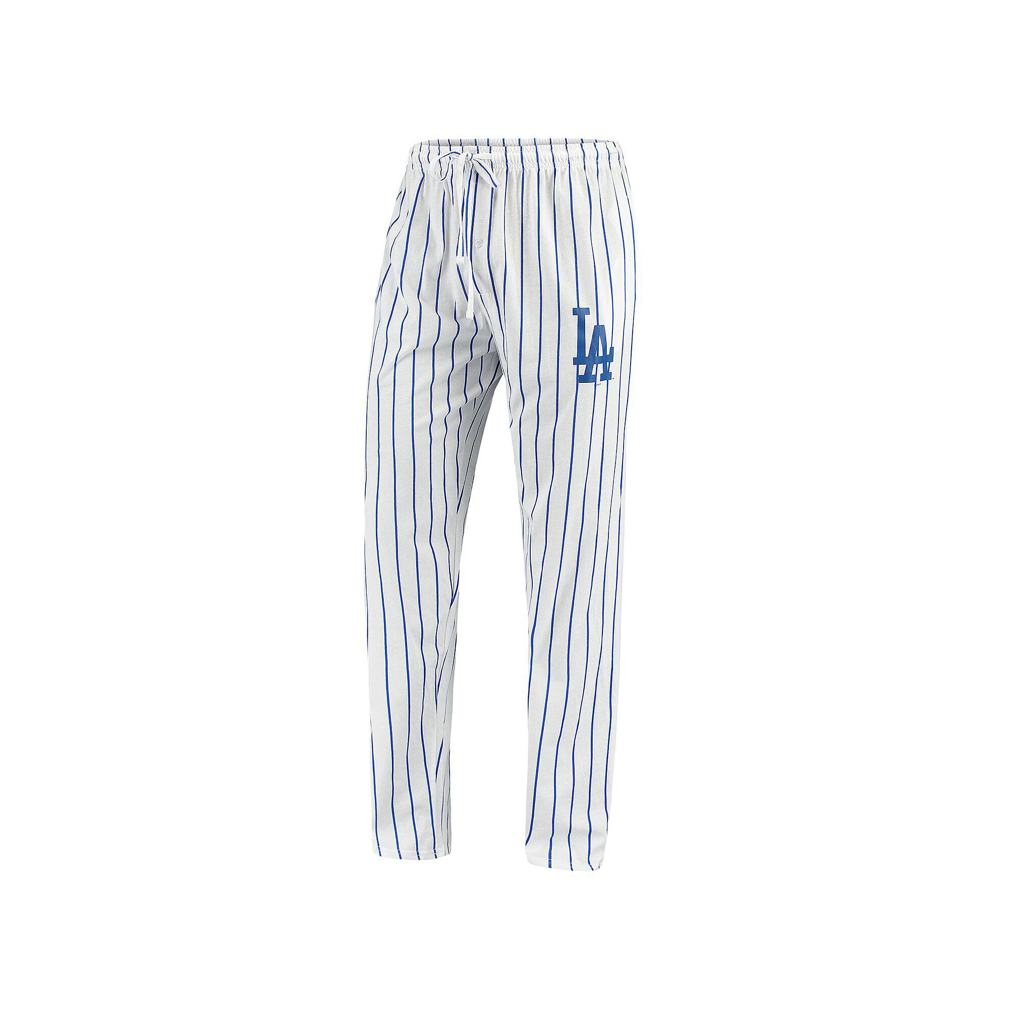 Mens Concepts Sport White/Royal Los Angeles Dodgers Vigor Lounge Pant, Siz