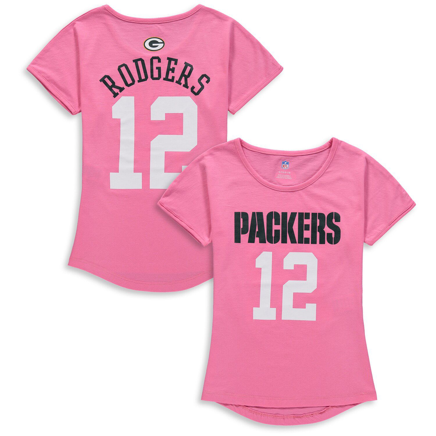 pink aaron rodgers jersey