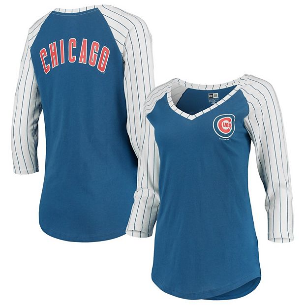 New Era Women's Chicago Cubs Blue T-Shirt