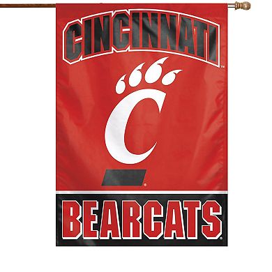 WinCraft Cincinnati Bearcats 28" x 40" Full Name Single-Sided Vertical Banner