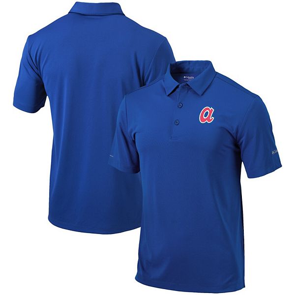 Columbia, Shirts, Mens Columbia Atlanta Braves Polo Shirt