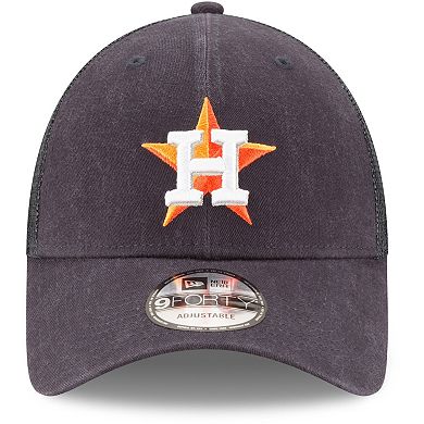 Men's New Era Navy Houston Astros Trucker 9FORTY Adjustable Snapback Hat