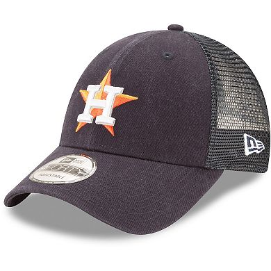 Men's New Era Navy Houston Astros Trucker 9FORTY Adjustable Snapback Hat