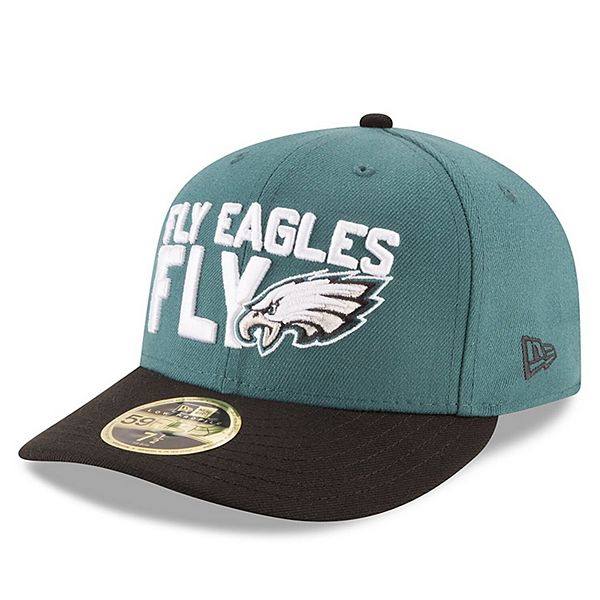 Men's New Era Philadelphia Eagles White on White Low Profile