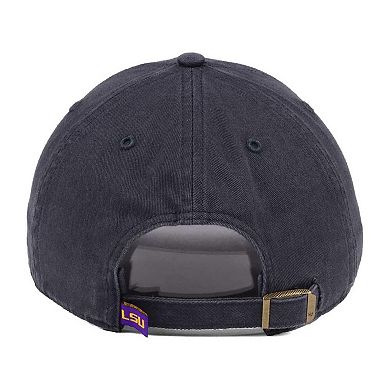 LSU Tigers '47 Clean Up Adjustable Hat - Charcoal