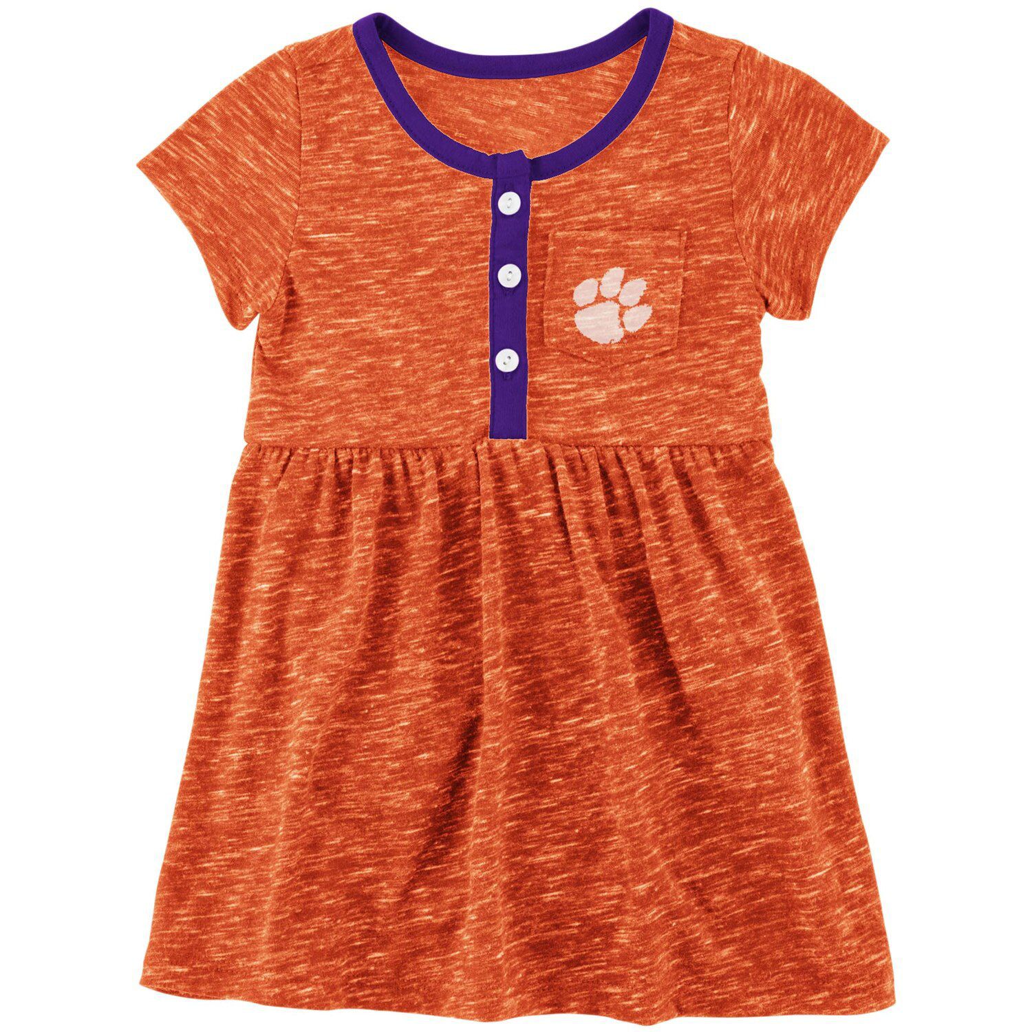 orange infant dress
