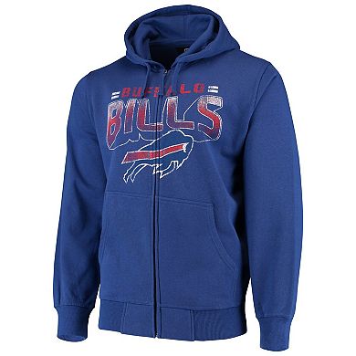 Men's G-III Sports by Carl Banks Royal Buffalo Bills Perfect Season Full-Zip Hoodie