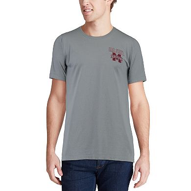 Men's Gray Mississippi State Bulldogs Phrase Local Comfort Color T-Shirt