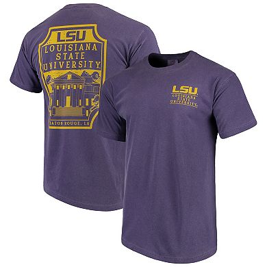 Men's Purple LSU Tigers Comfort Colors Campus Icon T-Shirt