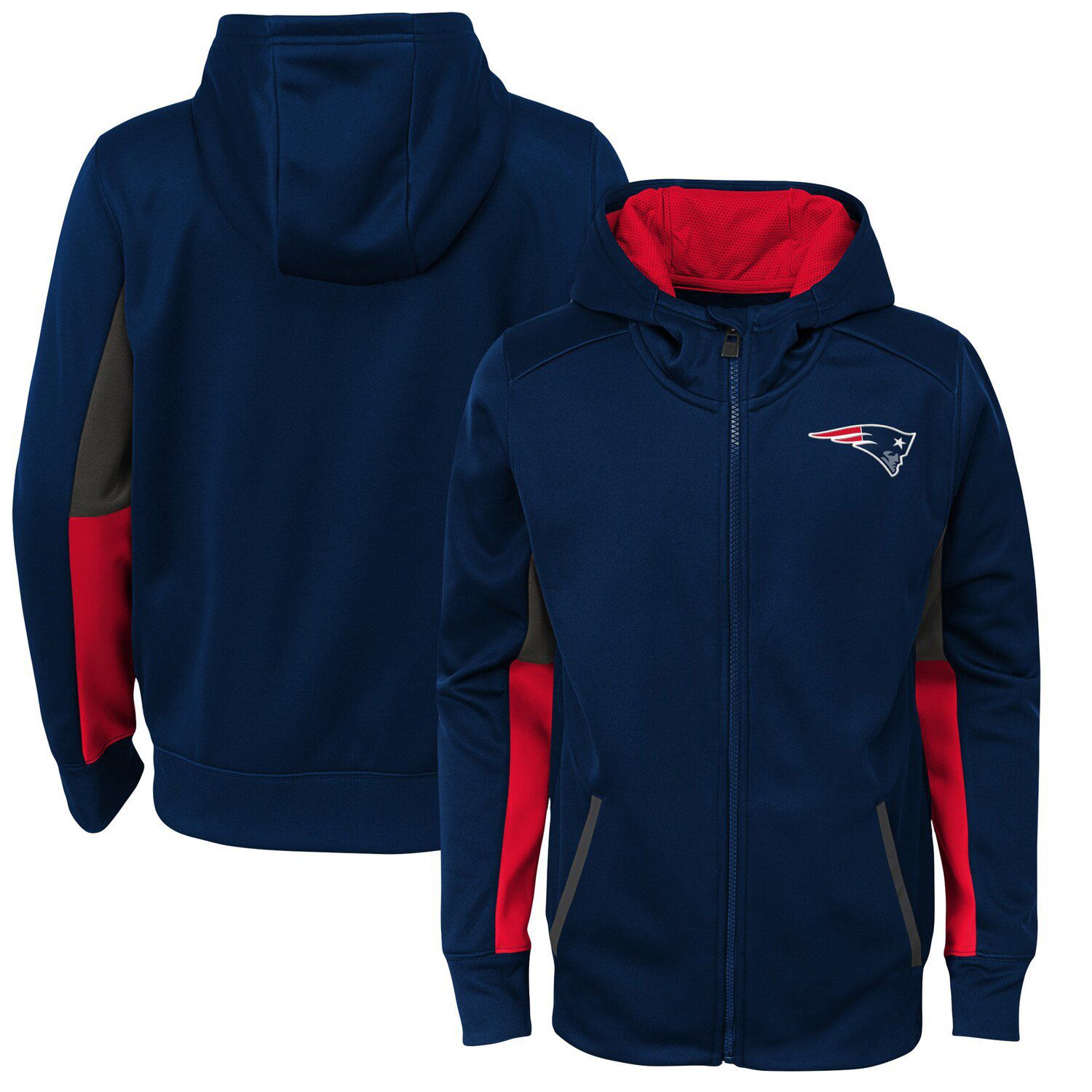 patriots full zip hoodie