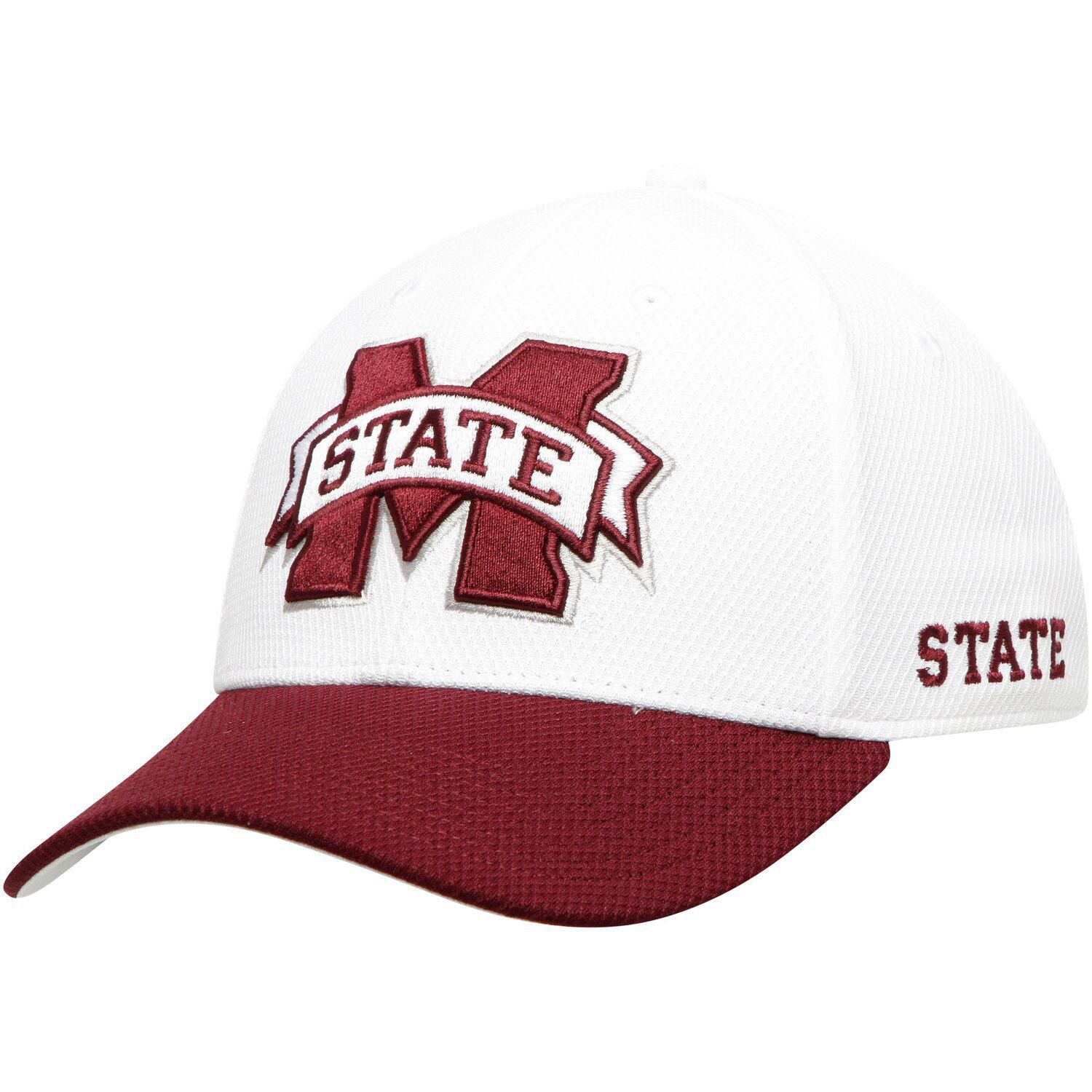 mississippi state adidas fitted baseball hat