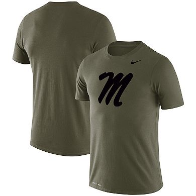 Men's Nike Green Ole Miss Rebels Tonal Logo Legend Performance T-Shirt