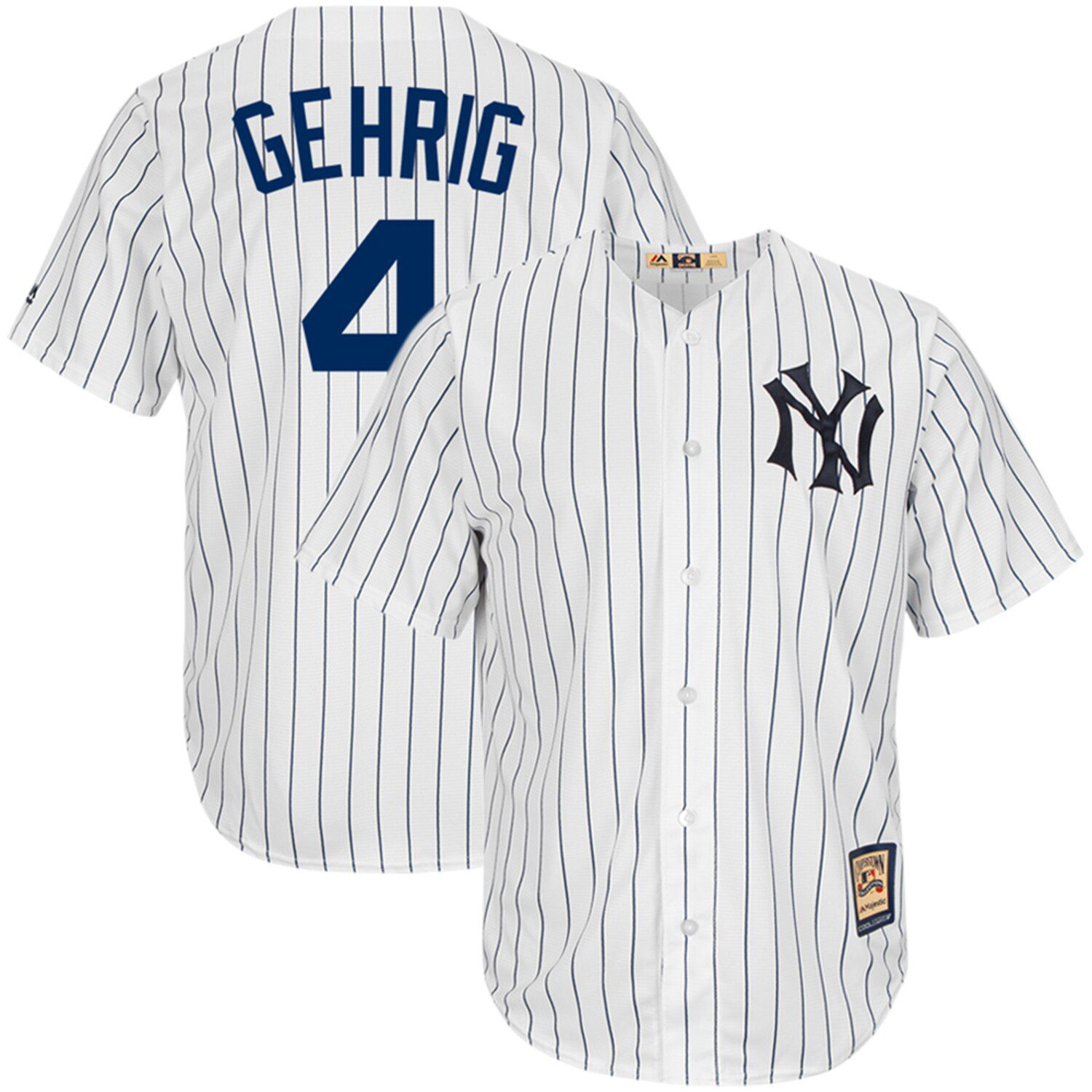 lou gehrig signed jersey