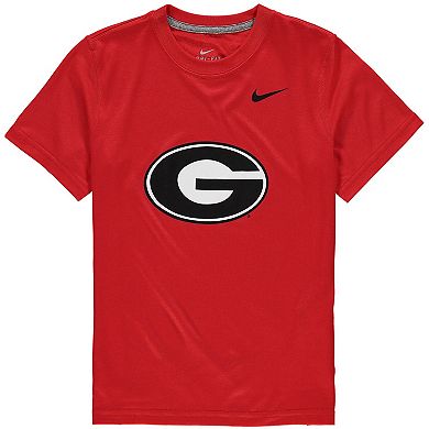 Youth Nike Red Georgia Bulldogs Logo Legend Performance T-Shirt