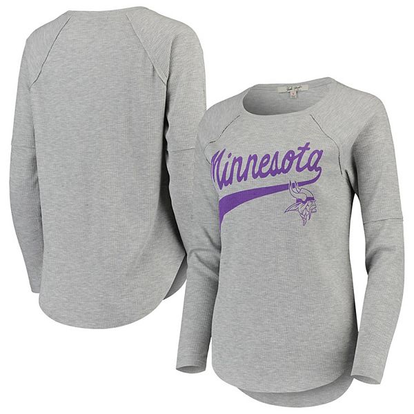 Women's Nike Purple Minnesota Vikings Fashion 3/4-Sleeve Raglan T-Shirt